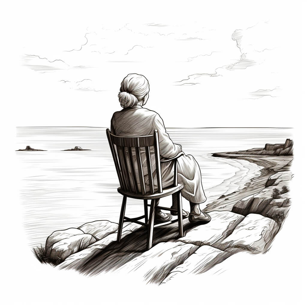 technikelfe_old_woman_sitting_on_a_chair_looking_t